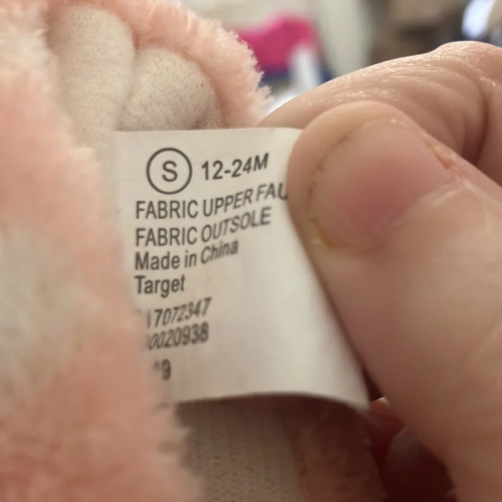 Infant slippers 12-24 months